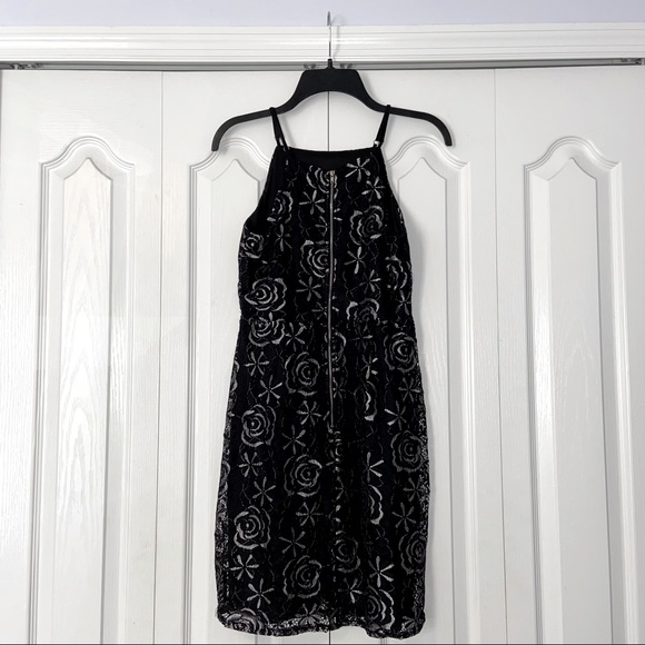 Francesca’s Black Mini Halter Dress (size M) - Picture 2 of 5